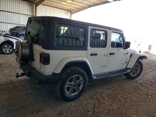 1C4HJXEG8JW186089 - 2018 JEEP WRANGLER U SAHARA WHITE photo 3