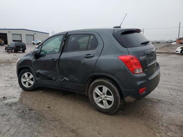 3GNCJKSB1LL182357 - 2020 CHEVROLET TRAX LS GRAY photo 2