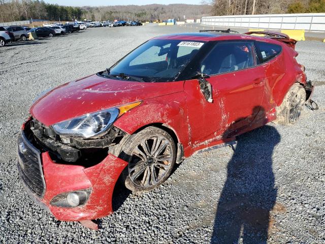 KMHTC6AE4GU252883 - 2016 HYUNDAI VELOSTER TURBO RED photo 1