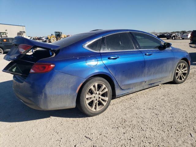 1C3CCCAB0GN163030 - 2016 CHRYSLER 200 LIMITED BLUE photo 3