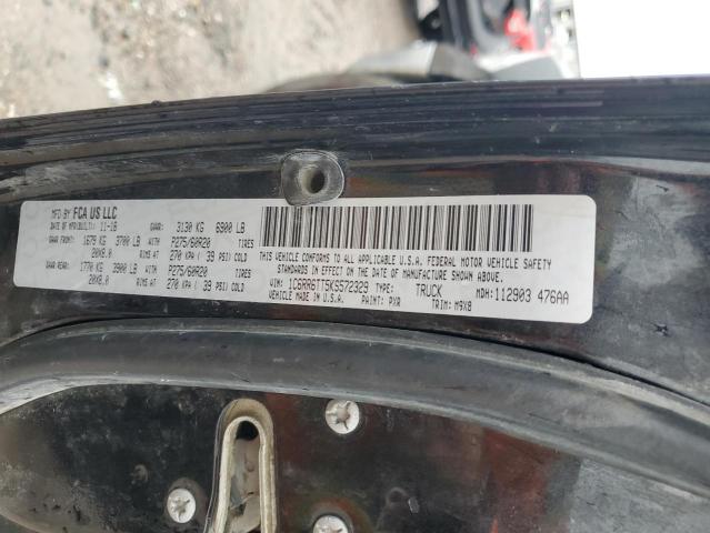 1C6RR6TT5KS572329 - 2019 RAM 1500 CLASS SLT შავი ფოტო 12