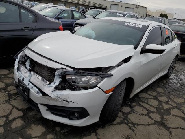 19XFC1F75GE216505 - 2016 HONDA CIVIC EXL WHITE photo 1