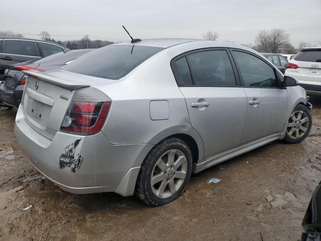 3N1AB6AP8CL612826 - 2012 NISSAN SENTRA 2.0 SILVER photo 3