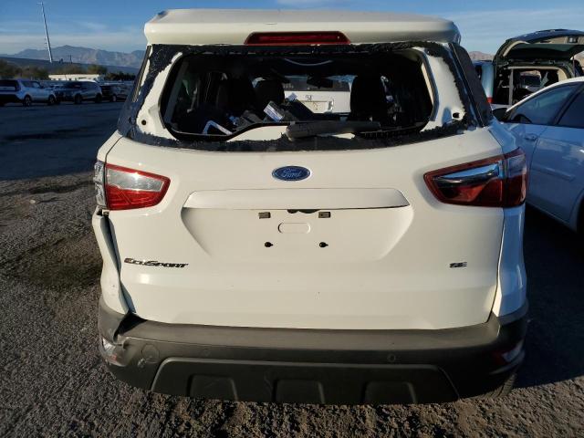 MAJ3S2GE5MC401025 - 2021 FORD ECOSPORT SE WHITE photo 6