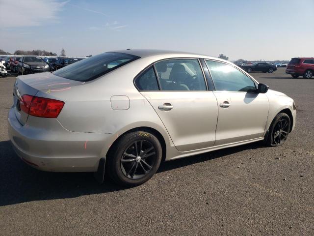 3VW2K7AJ7CM470950 - 2012 VOLKSWAGEN JETTA BASE BEIGE photo 3