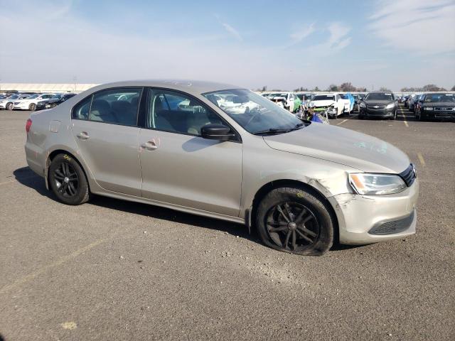 3VW2K7AJ7CM470950 - 2012 VOLKSWAGEN JETTA BASE BEIGE photo 4