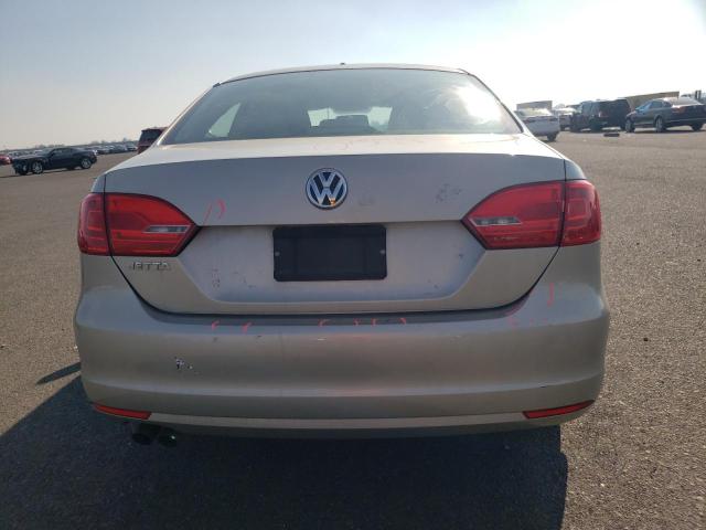 3VW2K7AJ7CM470950 - 2012 VOLKSWAGEN JETTA BASE BEIGE photo 6
