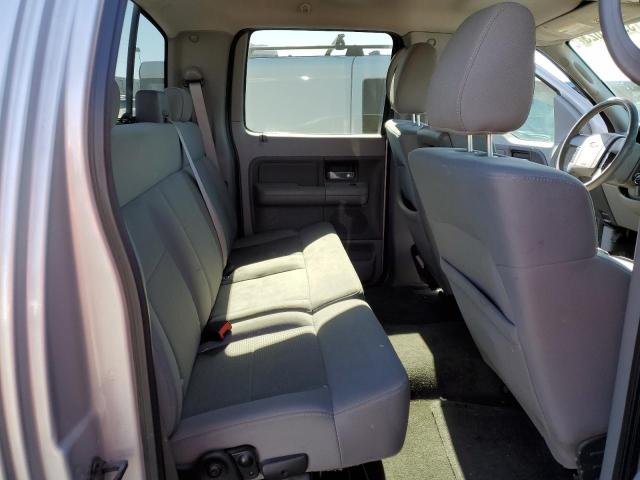 1FTPW12567KD52929 - 2007 FORD F150 SUPERCREW SILVER photo 10