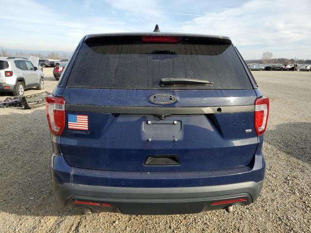 1FM5K8AR5GGB88989 - 2016 FORD EXPLORER POLICE INTERCEPTOR BLUE photo 6