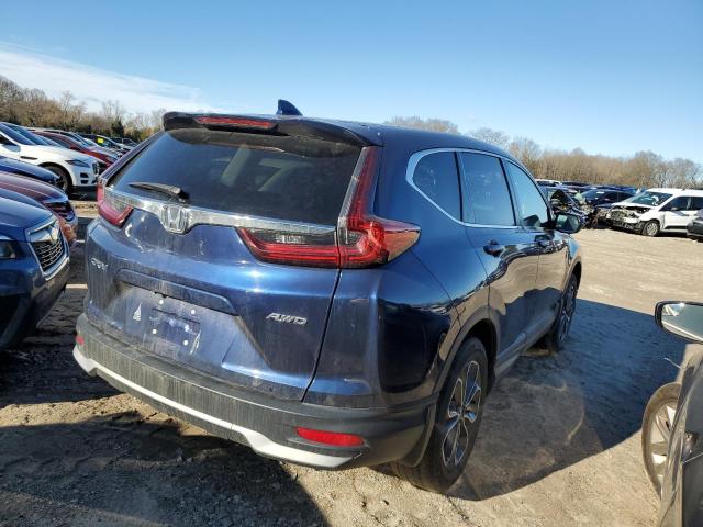 2HKRW2H84LH662425 - 2020 HONDA CR-V EXL BLUE photo 3