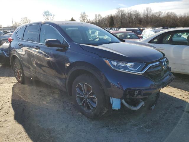 2HKRW2H84LH662425 - 2020 HONDA CR-V EXL BLUE photo 4