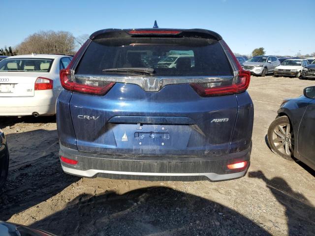 2HKRW2H84LH662425 - 2020 HONDA CR-V EXL BLUE photo 6