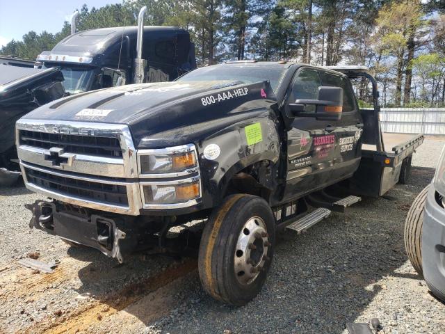 1HTKHPVK1KH805422 - 2019 CHEVROLET SILVERADO BLACK photo 2