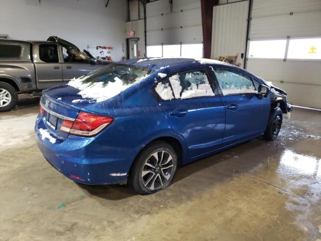 2HGFB2F87FH554011 - 2015 HONDA CIVIC EX BLUE photo 3