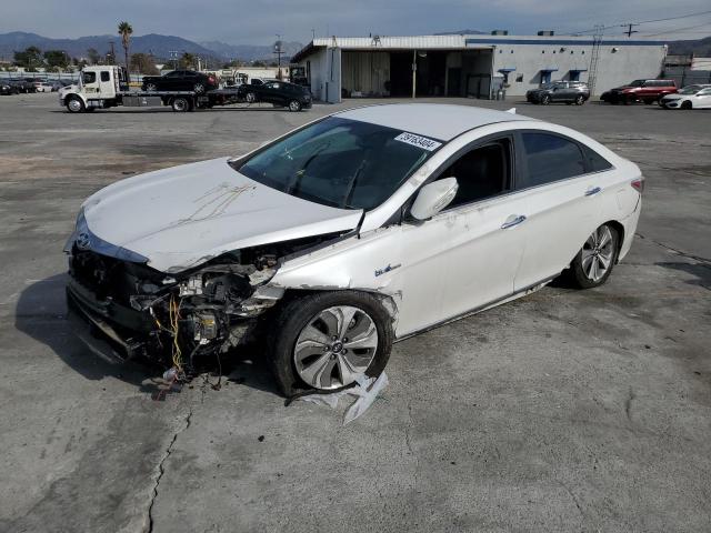 KMHEC4A42DA092990 - 2013 HYUNDAI SONATA HYBRID WHITE photo 1