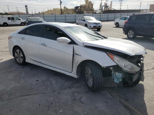 KMHEC4A42DA092990 - 2013 HYUNDAI SONATA HYBRID WHITE photo 4