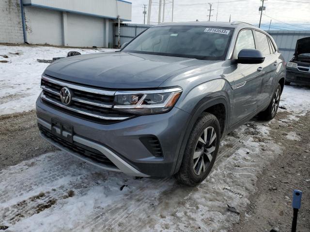 1V2LC2CA1NC216352 - 2022 VOLKSWAGEN ATLAS CROS SE GRAY photo 1