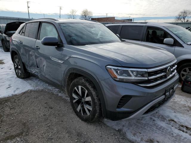 1V2LC2CA1NC216352 - 2022 VOLKSWAGEN ATLAS CROS SE GRAY photo 4