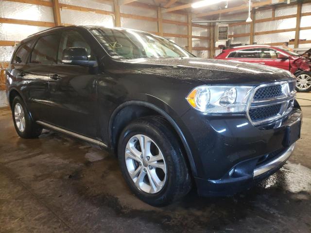 1D4RE4GG4BC653566 - 2011 DODGE DURANGO CREW BLACK photo 1