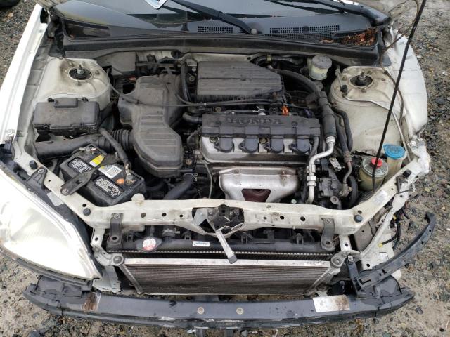 2HGES16563H549986 - 2003 HONDA CIVIC LX WHITE photo 11