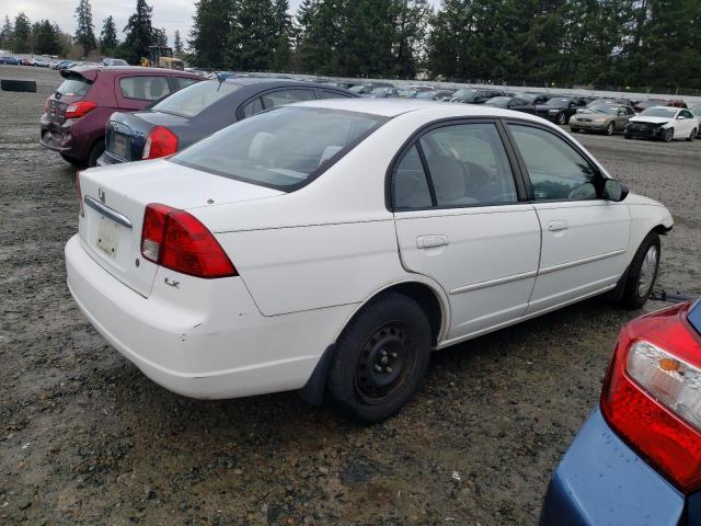 2HGES16563H549986 - 2003 HONDA CIVIC LX WHITE photo 3