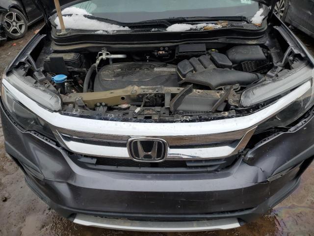 5FNYF6H59KB067415 - 2019 HONDA PILOT EXL GRAY photo 12