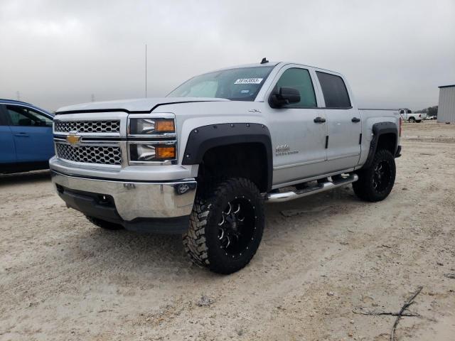 3GCUKREH8EG357993 - 2014 CHEVROLET SILVERADO K1500 LT SILVER photo 1