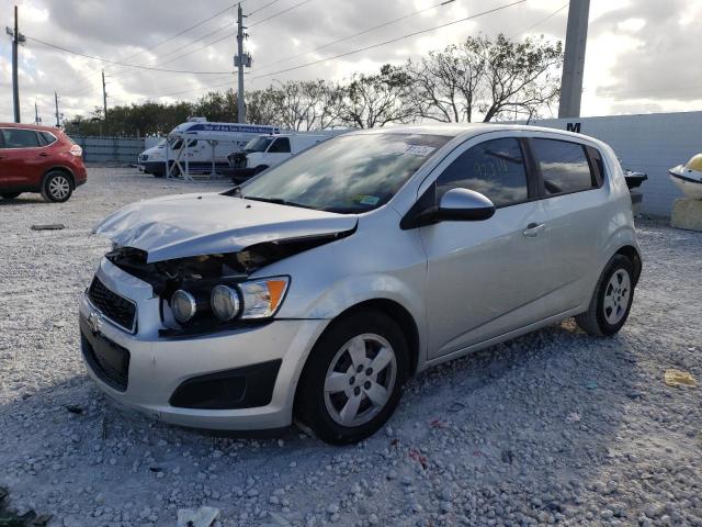 1G1JA6SH0G4182205 - 2016 CHEVROLET SONIC LS SILVER photo 1