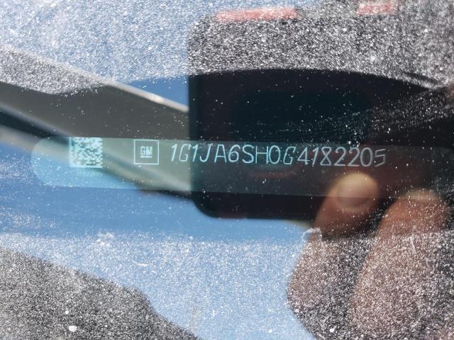 1G1JA6SH0G4182205 - 2016 CHEVROLET SONIC LS SILVER photo 12