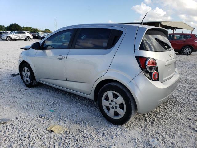 1G1JA6SH0G4182205 - 2016 CHEVROLET SONIC LS SILVER photo 2