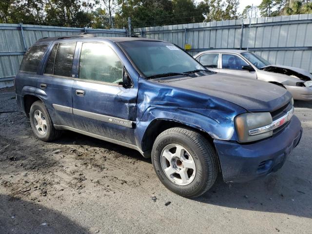 1GNDS13S832224731 - 2003 CHEVROLET TRAILBLAZE BLUE photo 4