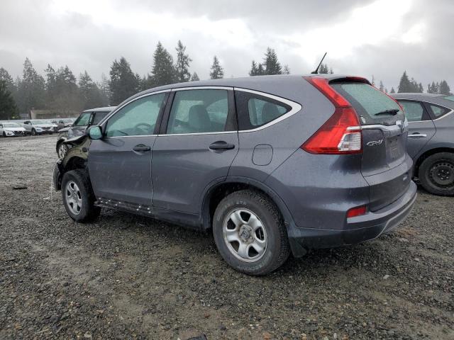 3CZRM3H33FG713839 - 2015 HONDA CR-V LX GRAY photo 2