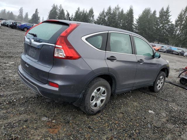 3CZRM3H33FG713839 - 2015 HONDA CR-V LX GRAY photo 3