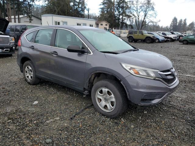 3CZRM3H33FG713839 - 2015 HONDA CR-V LX GRAY photo 4