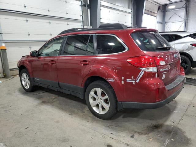 4S4BRCKC5D3272745 - 2013 SUBARU OUTBACK 2.5I LIMITED RED photo 2