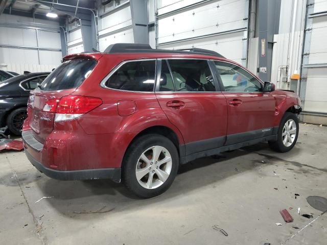 4S4BRCKC5D3272745 - 2013 SUBARU OUTBACK 2.5I LIMITED RED photo 3