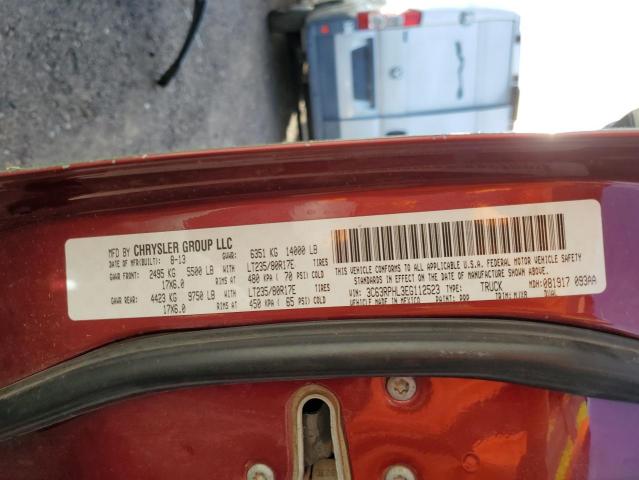 3C63RPHL3EG112523 - 2014 RAM 3500 SLT GREEN photo 10