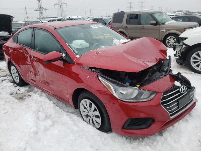 3KPC24A60LE109216 - 2020 HYUNDAI ACCENT SE RED photo 4