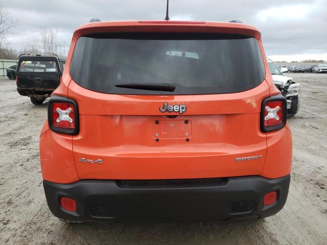 ZACCJBAB9HPE57577 - 2017 JEEP RENEGADE SPORT Նարնջագույն լուսանկար 6
