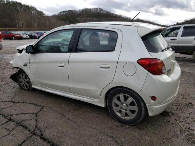 ML32A4HJ4FH053842 - 2015 MITSUBISHI MIRAGE ES WHITE photo 2