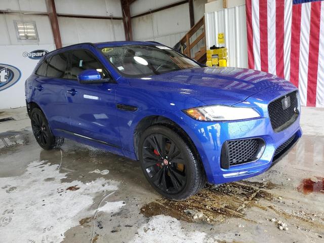 SADCM2FV1JA284559 - 2018 JAGUAR F-PACE S BLUE photo 4