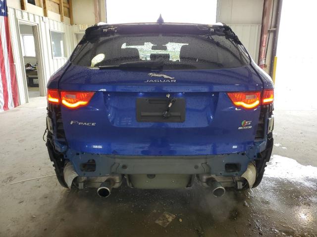 SADCM2FV1JA284559 - 2018 JAGUAR F-PACE S BLUE photo 6