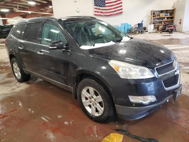 1GNKVGED7CJ275322 - 2012 CHEVROLET TRAVERSE LT BLACK photo 4