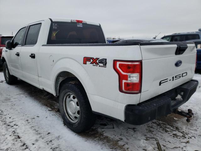 1FTFW1E54JFA59862 - 2018 FORD F150 SUPERCREW WHITE photo 2