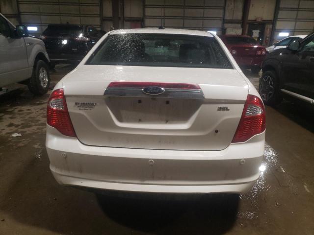 3FAHP0JA2CR433772 - 2012 FORD FUSION SEL WHITE photo 6