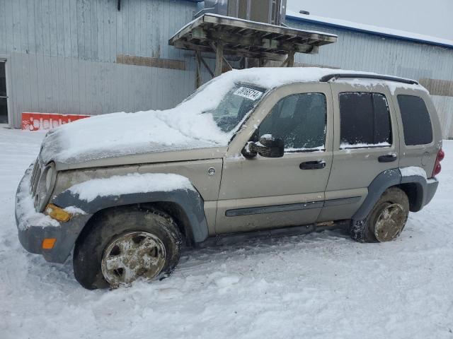 1J4GL48K15W712924 - 2005 JEEP LIBERTY SPORT TAN photo 1