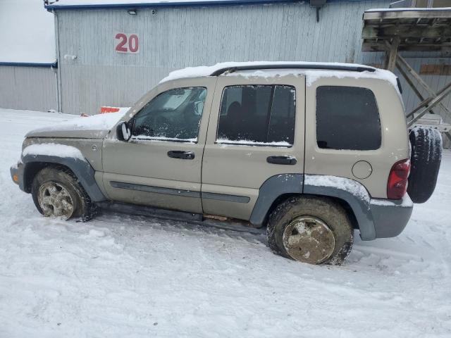 1J4GL48K15W712924 - 2005 JEEP LIBERTY SPORT TAN photo 2