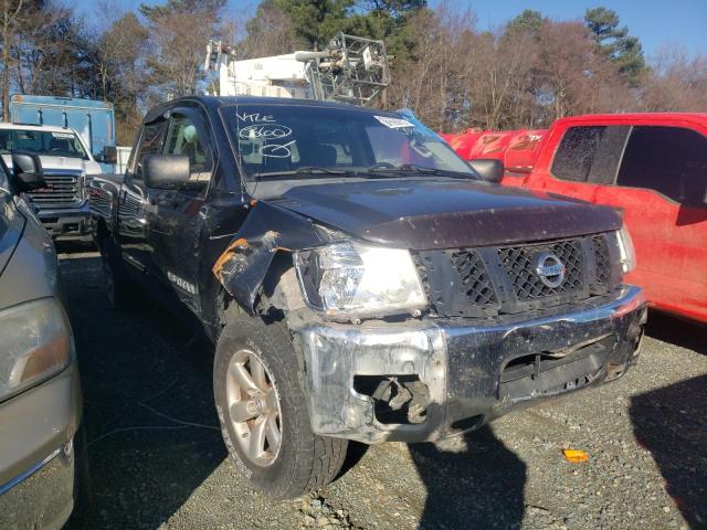 1N6BA0EK1EN504337 - 2014 NISSAN TITAN S BLACK photo 1