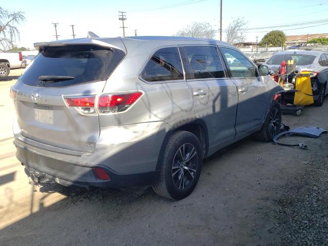 5TDKKRFH2GS163731 - 2016 TOYOTA HIGHLANDER XLE ვერცხლისფერი ფოტო 4