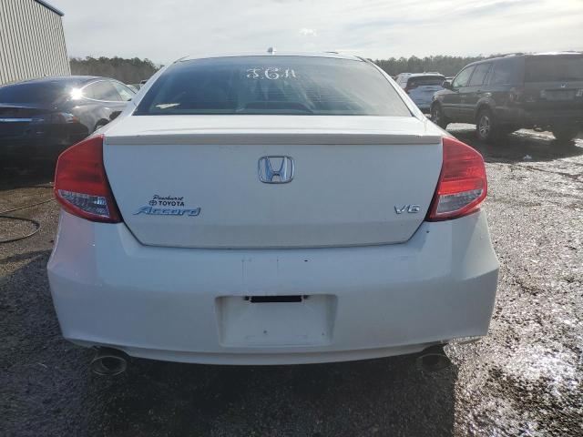 1HGCS2B88CA010281 - 2012 HONDA ACCORD EXL WHITE photo 6